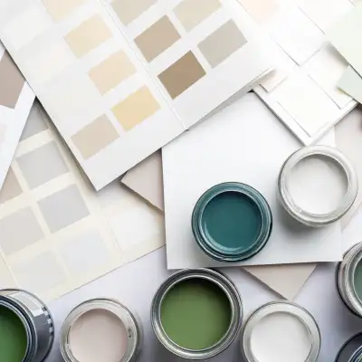 Photo Collage – Aerial View Paint Samples