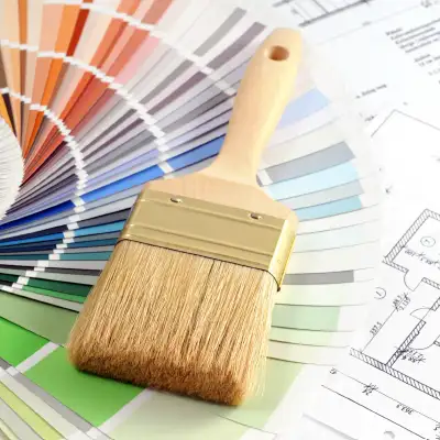 Photo Collage – Swatches Clean Paint Brush